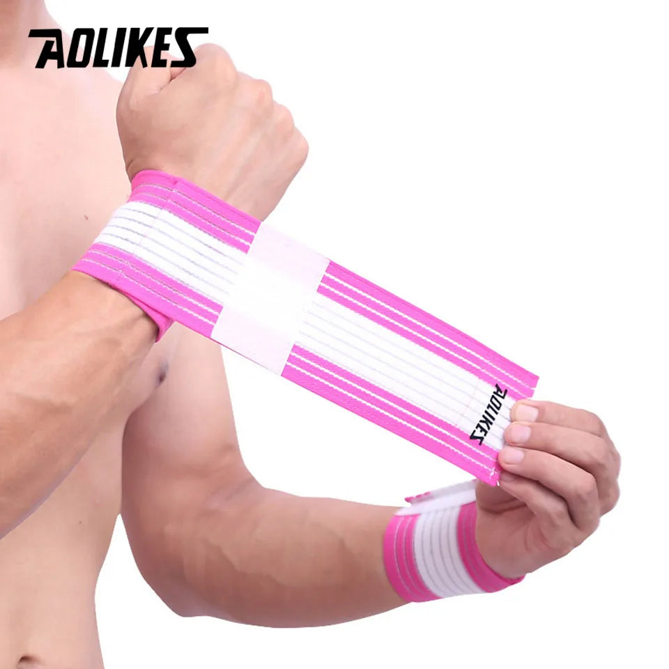 1PCS Cotton Elastic Bandage Hand Sport Wristband Support