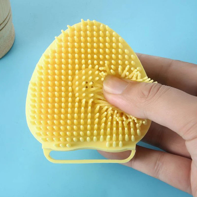 Dog or Cat Bath Massage Brush - Soft Safety Silicone