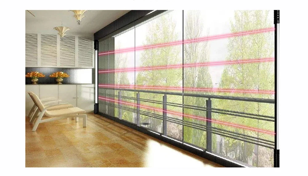 Home Smart Wireless Home Security - 4 Beams Infrared Sensor