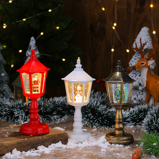 New Christmas Decorations Luminous with Music Water Injection Table Lamp Night Lights