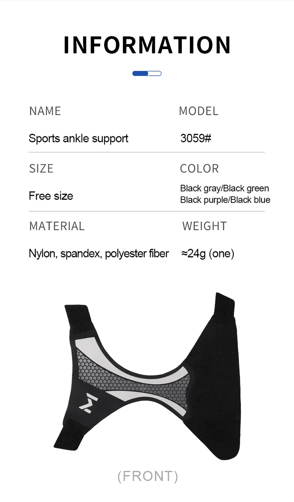 GTUBIKE 1PC Ankle Brace & Elastic Supports for Men and Women,Foot Support Ankle Compression Sleeve,Foot Wrap Ankle Brace Sleeves