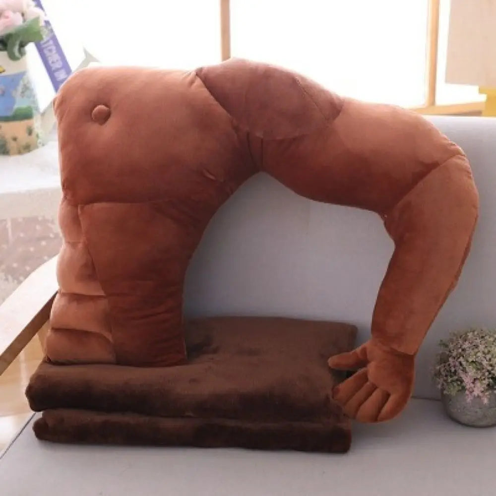 Creative Arm Pillow Hunky Chest Throw Pillow Body Shape Pillow Cuddle Pillow PP Filling Boyfriend Pillow Sleep Cushion