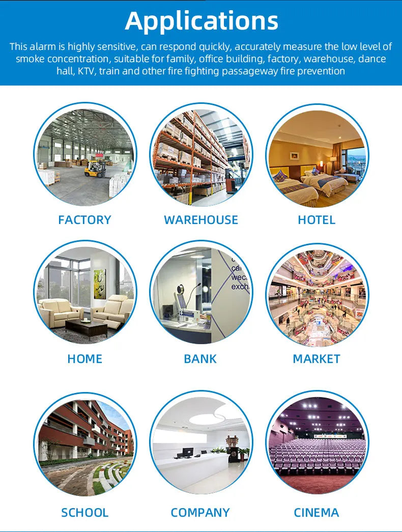 Independent Smoke Detector Sensor For Home