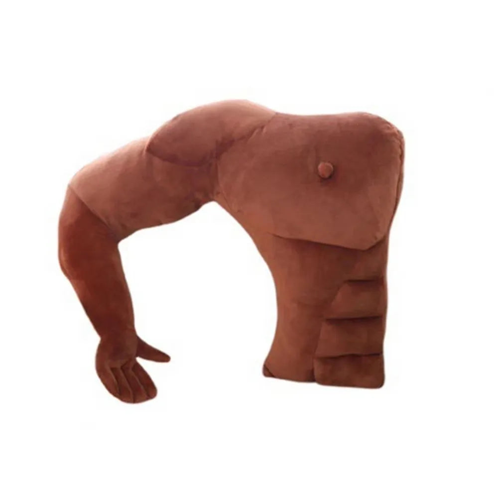 Creative Arm Pillow Hunky Chest Throw Pillow Body Shape Pillow Cuddle Pillow PP Filling Boyfriend Pillow Sleep Cushion