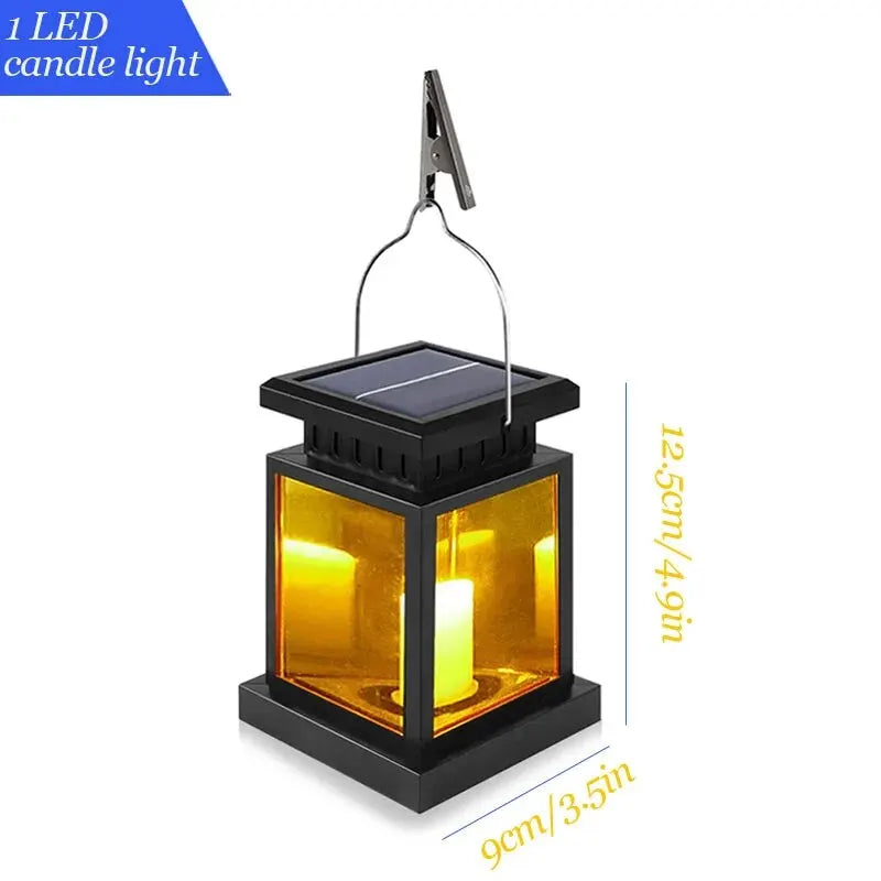Solar LED Lights Outdoor Focus Floor Lanterns Panels