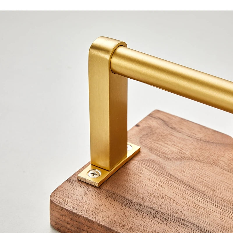 Bathroom Rack Wall-mounted Shelf with Towel Storage