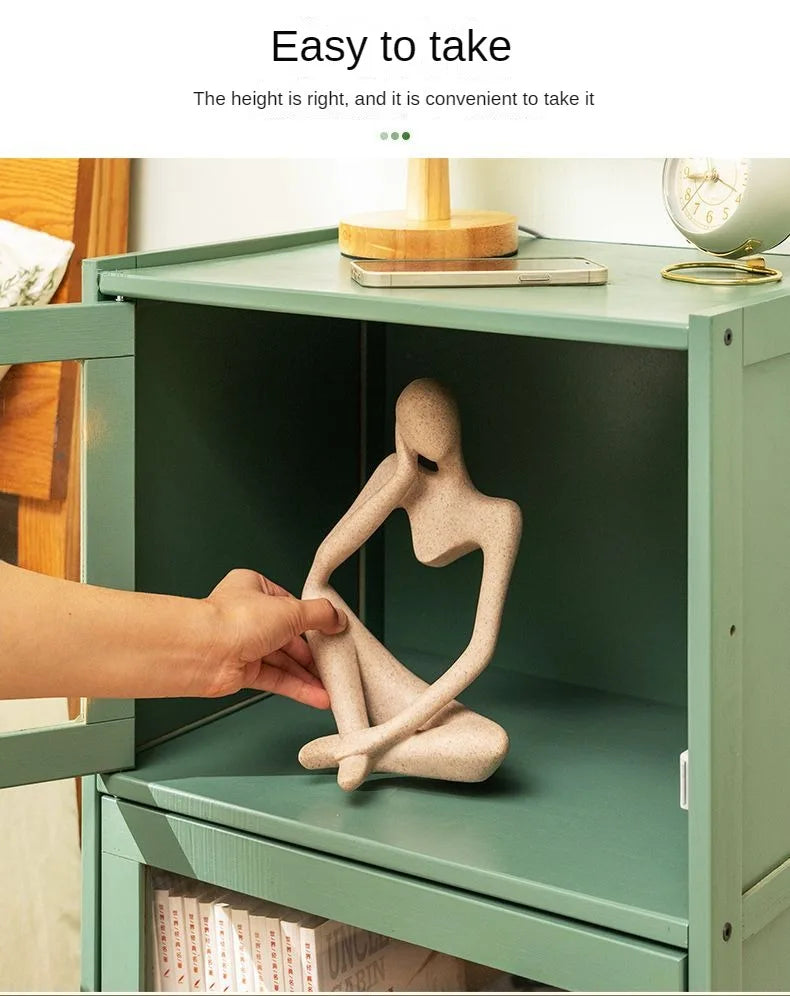 Bedside Table Modern - Solid Wood