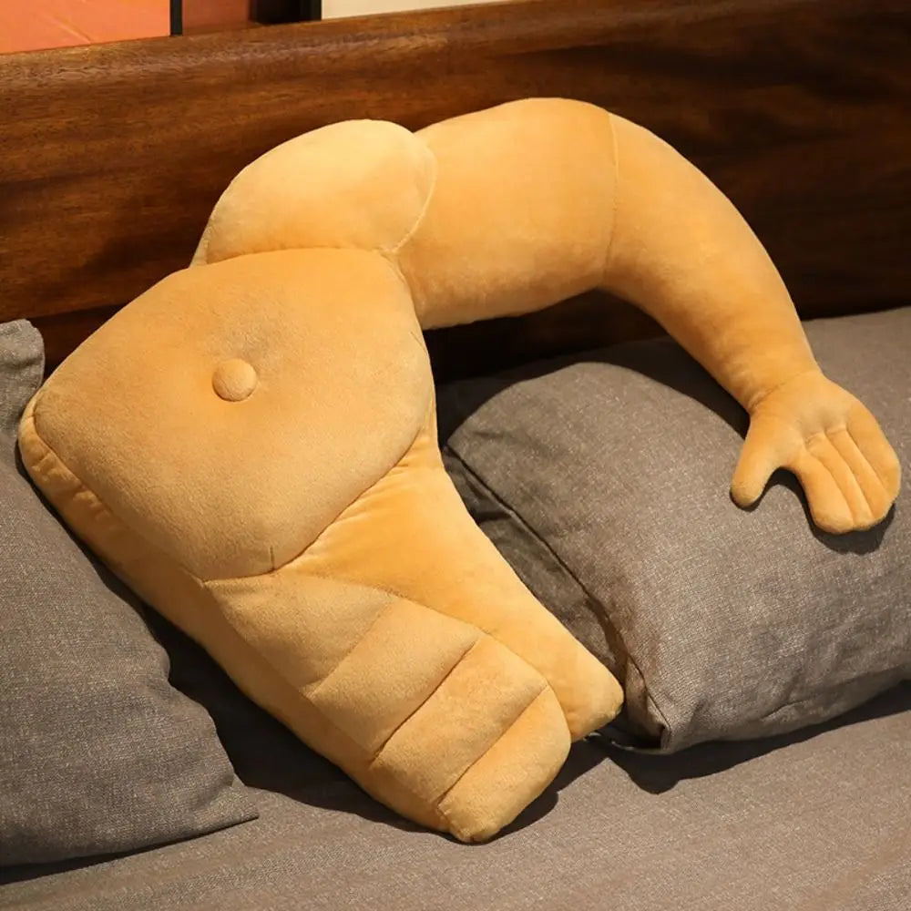 Creative Arm Pillow Hunky Chest Throw Pillow Body Shape Pillow Cuddle Pillow PP Filling Boyfriend Pillow Sleep Cushion