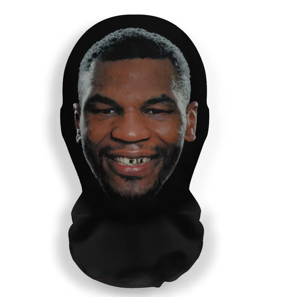 Cosplay 3D Printed Celebrity Stretch Mesh Full Face Mask for Men or Women
