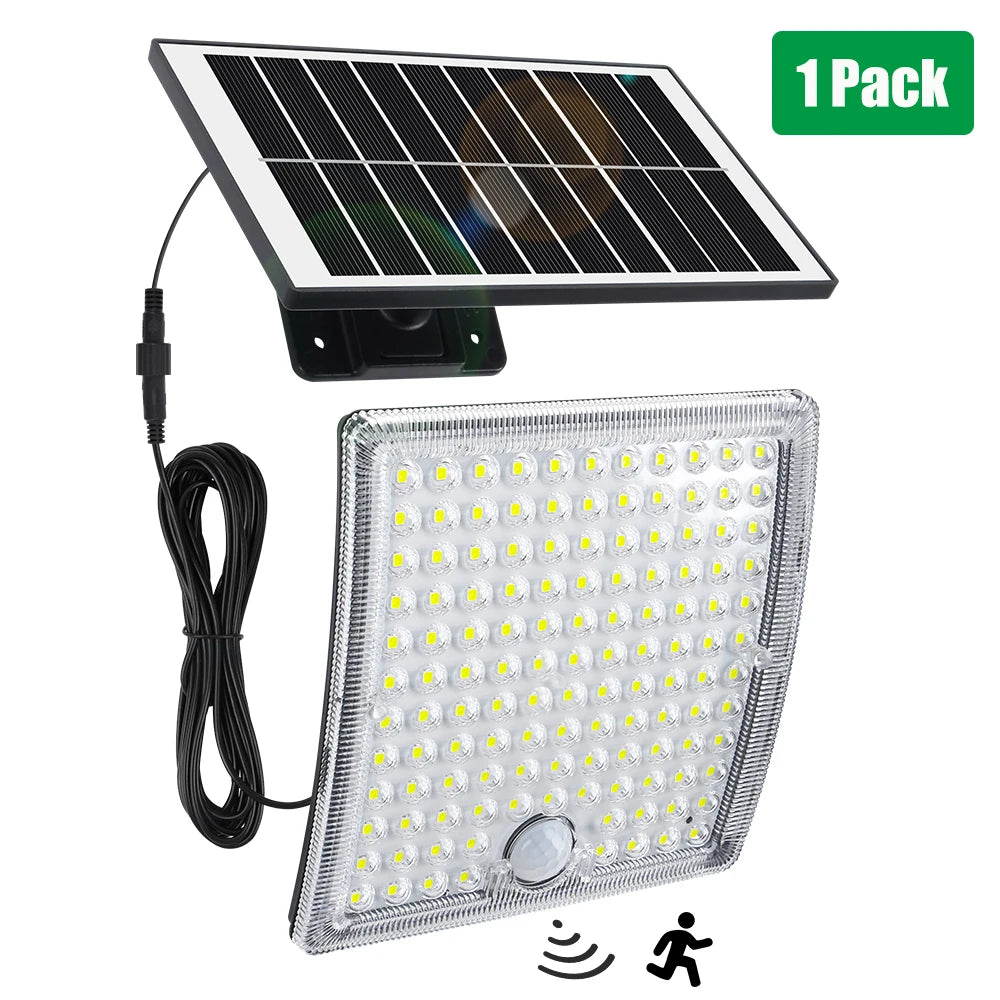 Solar Lights 126/234 LEDs Solar Security Lights Outdoor Garden Motion Sensor 3 Modes Waterproof Split Solar Flood Wall Lights