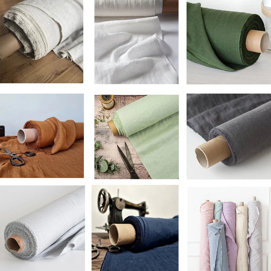 100% Linen Bed Duvet Cover Stone Washed France Linen Solid Color Breathable Pillowcase Home Textiles Bedding