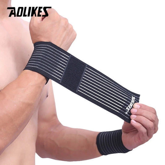 1PCS Cotton Elastic Bandage Hand Sport Wristband Support