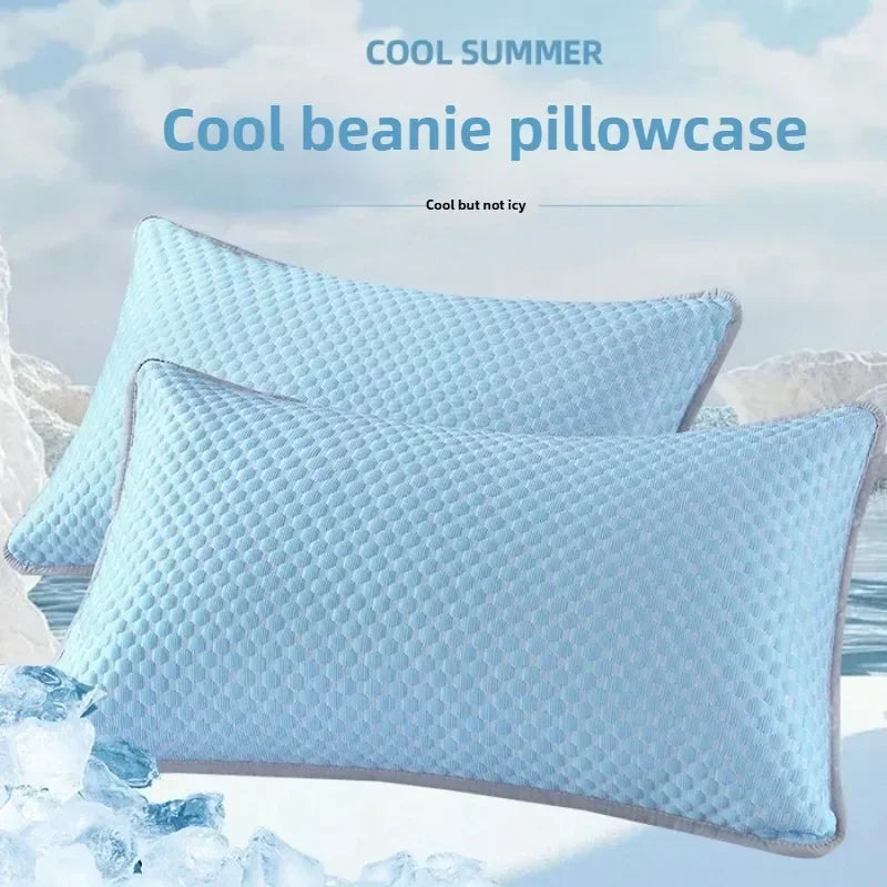 Ice Silk Cooling Pillowcase New 2/1PC Breathable Summer Bedding Washable Pillow Cover 48x74cm Sleepers Air Conditioning Comfort