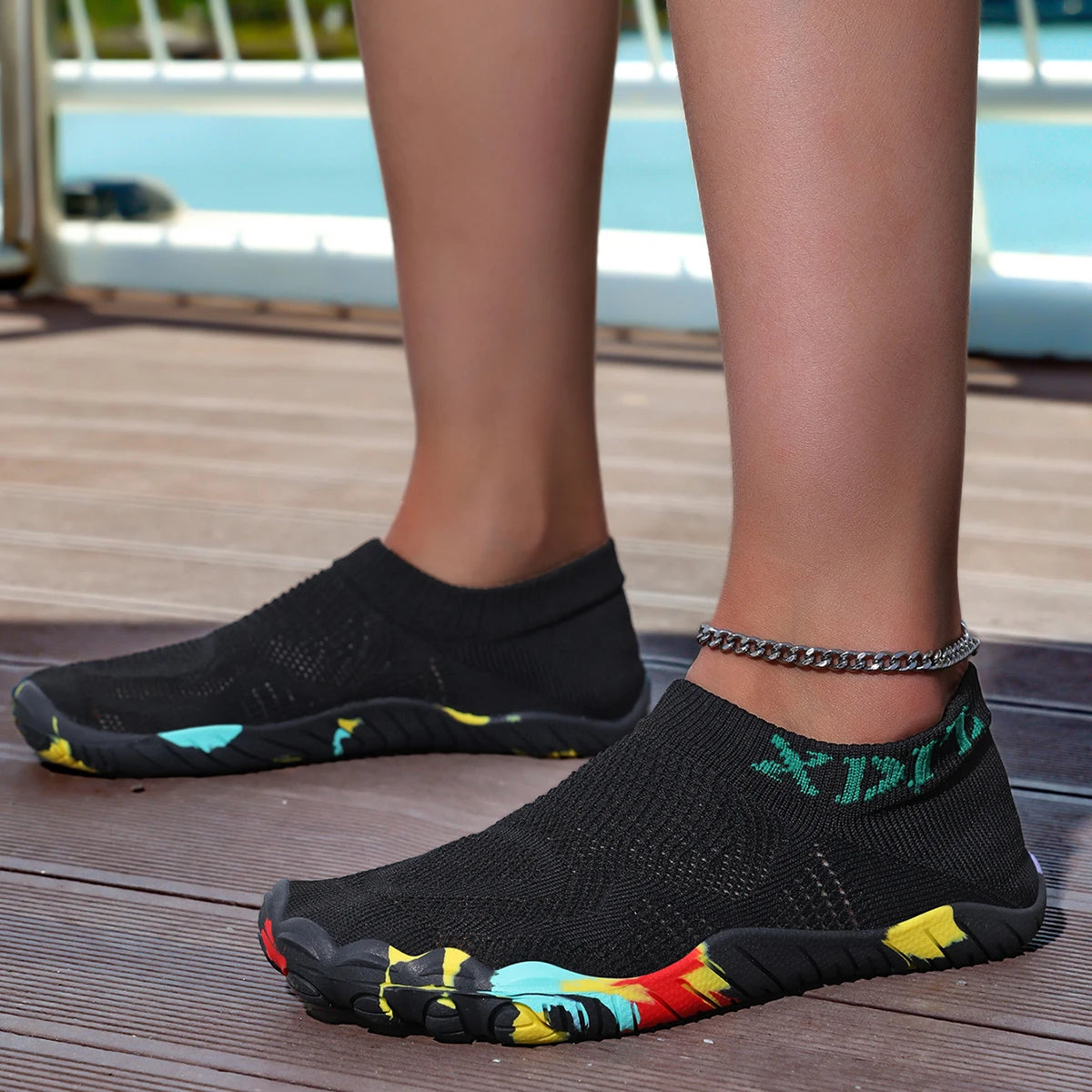 Water Wading Shoes, Beach Outdoor Hiking Shoes, Quick Drying, Breathable, Non Slip Diving Shoes, Lightweight Fitness Yoga Shoes