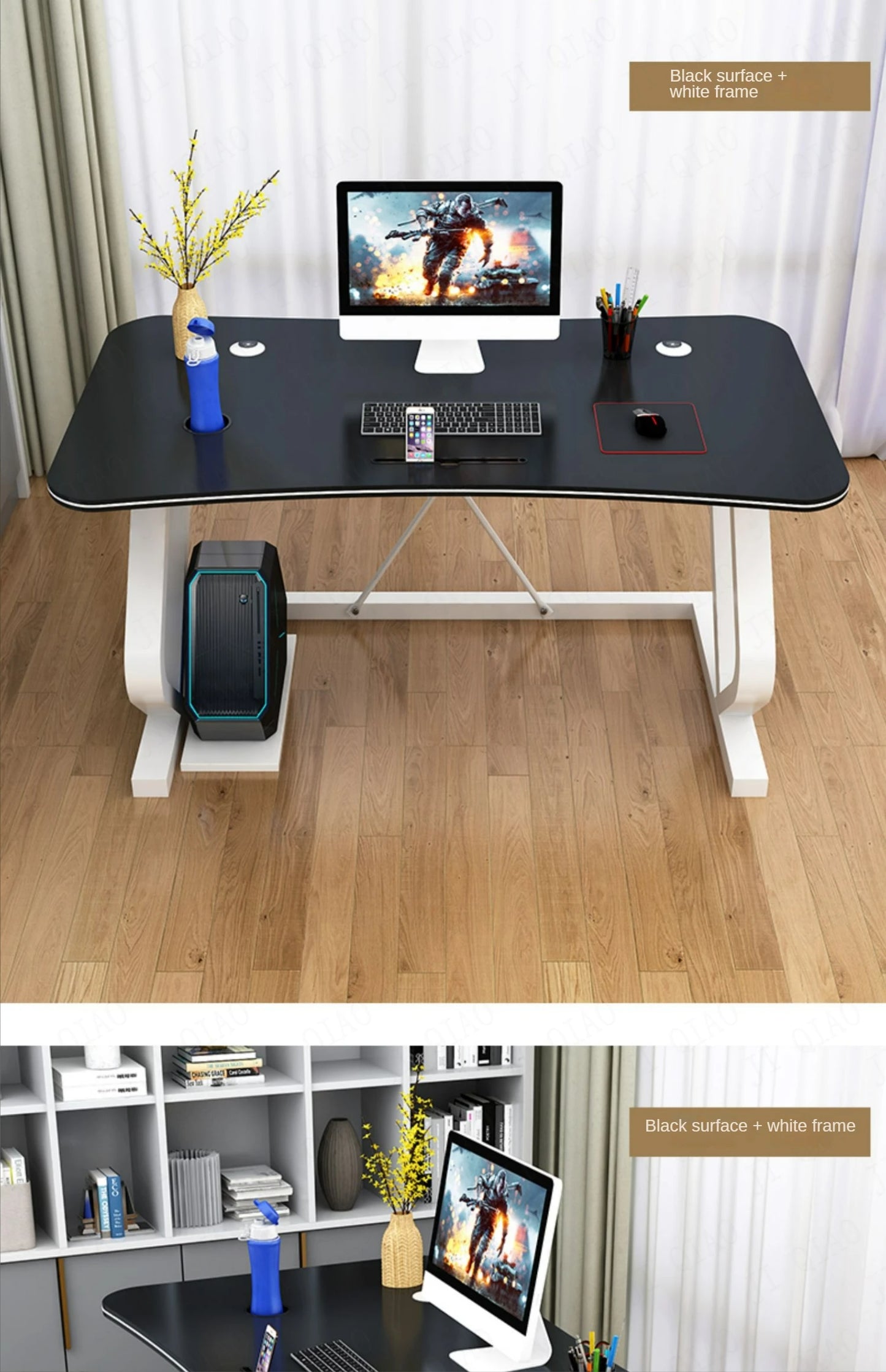Stylish Office Work Desk or desktop Computer Gamer Desk