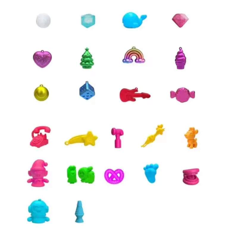2026 NeeDoh Advent Calendar 3D PVC FidgetChristmas Countdown Calendar Surprise Box Stress Relief Toy New Year Holiday adult toys