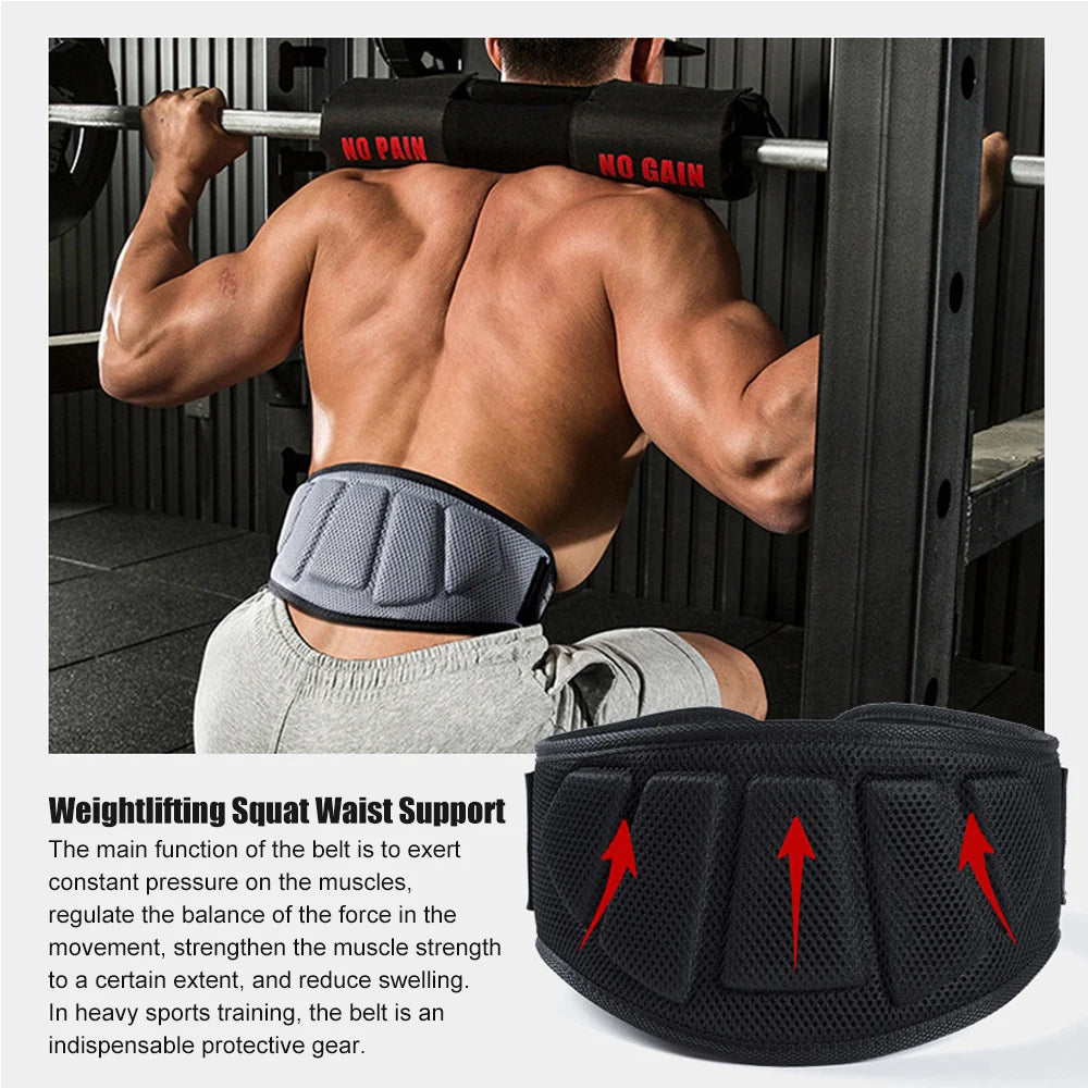 1Pcs Sports Weight Lifting Belts for Men Women - Weight Lifting Core & Lower Back Support Workout Waist Belt for Fitness