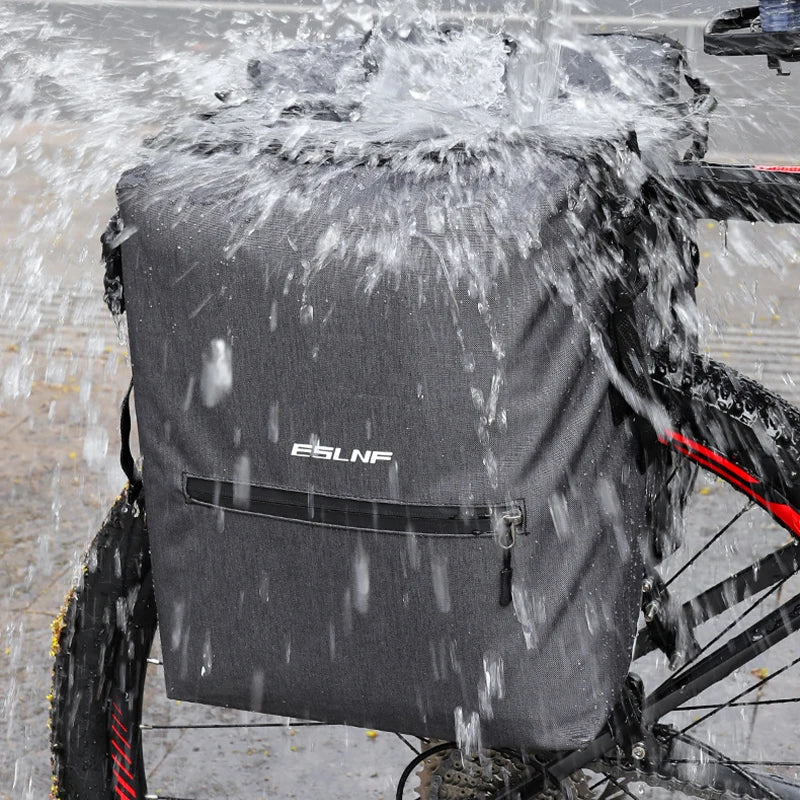 Cycling Bike Luggage Double Side Rear Rack Bike 2 In 1 Trunk Bag Mountain Road Bicycle Tail Seat Pannier Pack Carrier Bike Bag