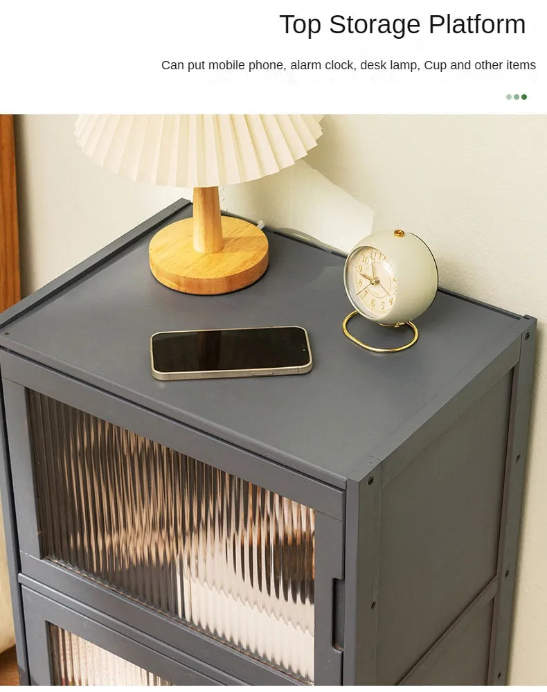 Bedside Table Modern - Solid Wood