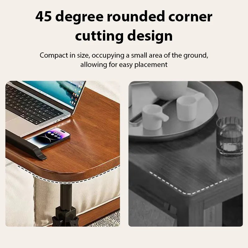 Dormitory Bedside Table Household foldable Mobile Lift Computer Desk Portable livingroom side table Bedroom Lazy Laptop Desk ﻿