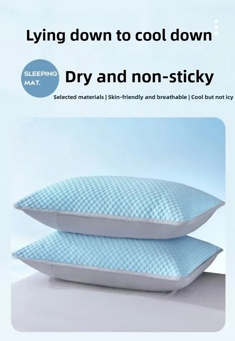 Ice Silk Cooling Pillowcase New 2/1PC Breathable Summer Bedding Washable Pillow Cover 48x74cm Sleepers Air Conditioning Comfort