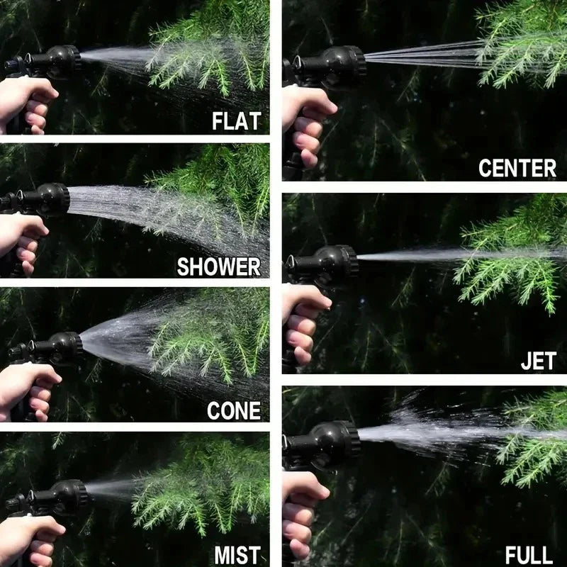 Expandable Magic Hose, High-Pressure Car Wash, 7Water Spraying Functions, Water Gun, Home Garden Watering Hose garden hose
