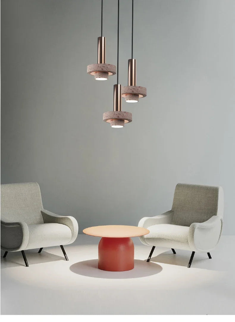 Nordic Bedroom Bed Modern Simple Intelligent Marble Chandelier