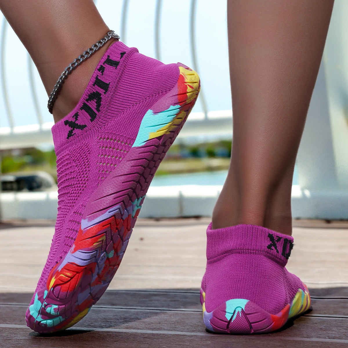 Water Wading Shoes, Beach Outdoor Hiking Shoes, Quick Drying, Breathable, Non Slip Diving Shoes, Lightweight Fitness Yoga Shoes