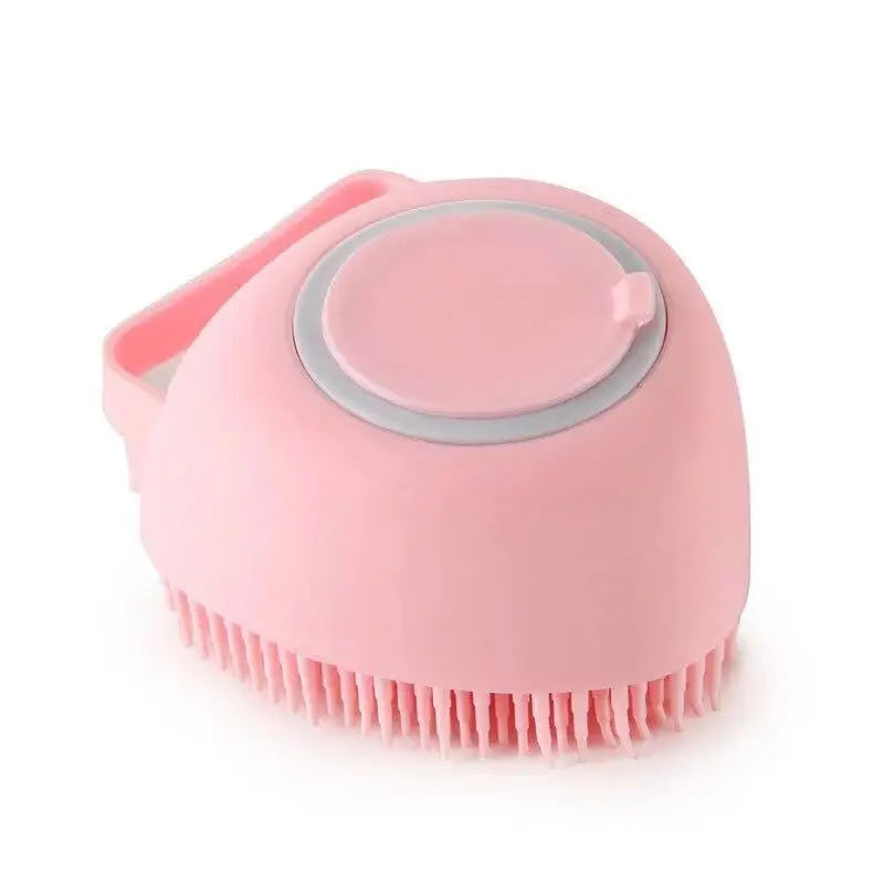 Dog or Cat Bath Massage Brush - Soft Safety Silicone