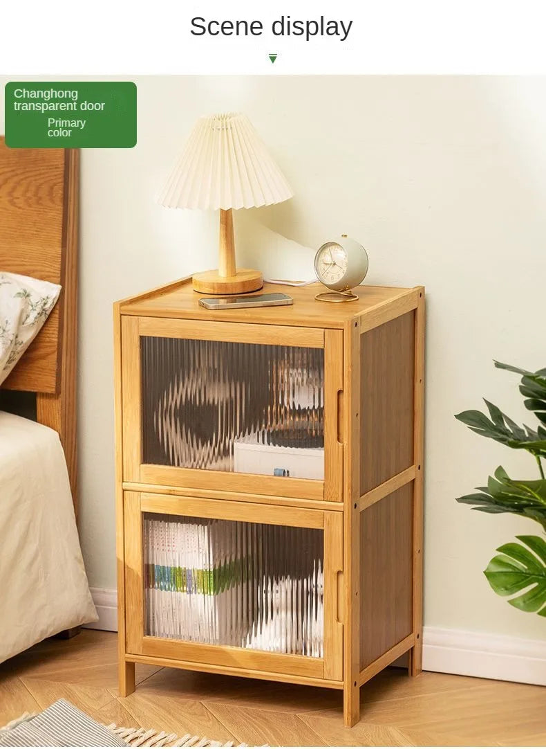 Bedside Table Modern - Solid Wood