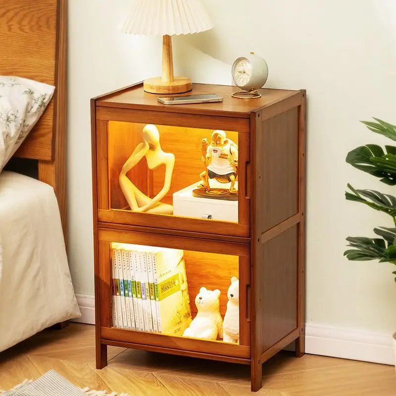 Bedside Table Modern - Solid Wood