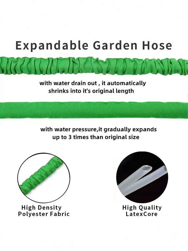 Expandable Magic Hose, High-Pressure Car Wash, 7Water Spraying Functions, Water Gun, Home Garden Watering Hose garden hose