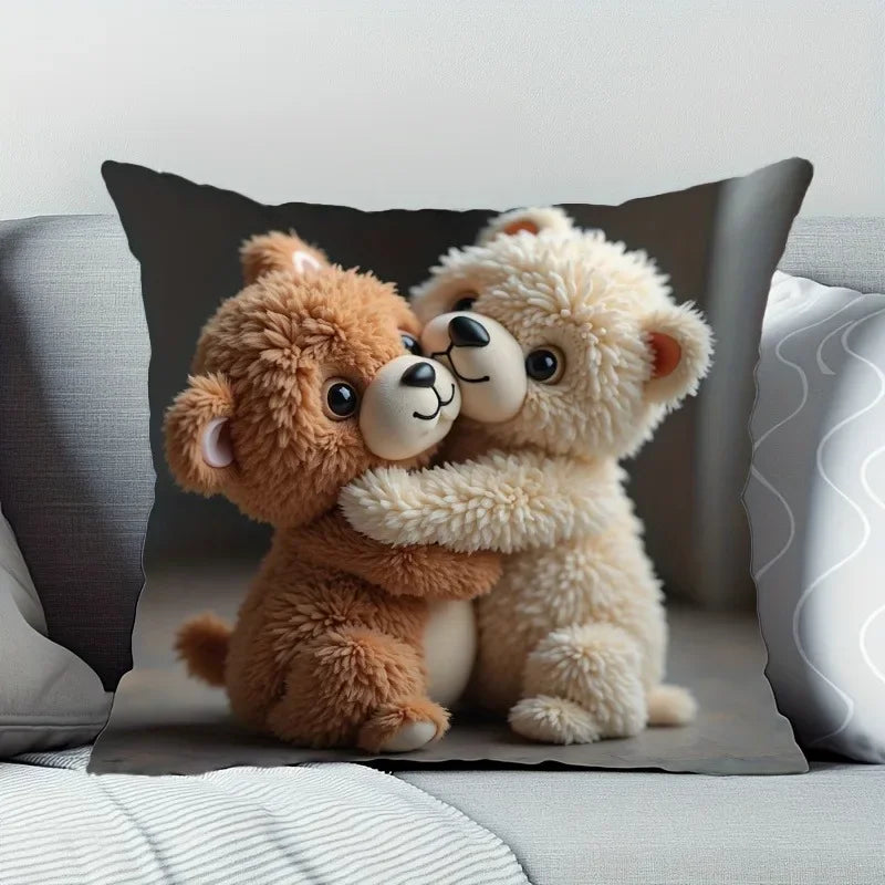 Cuddle-Tastic Teddy Bears Printed Pillowcase