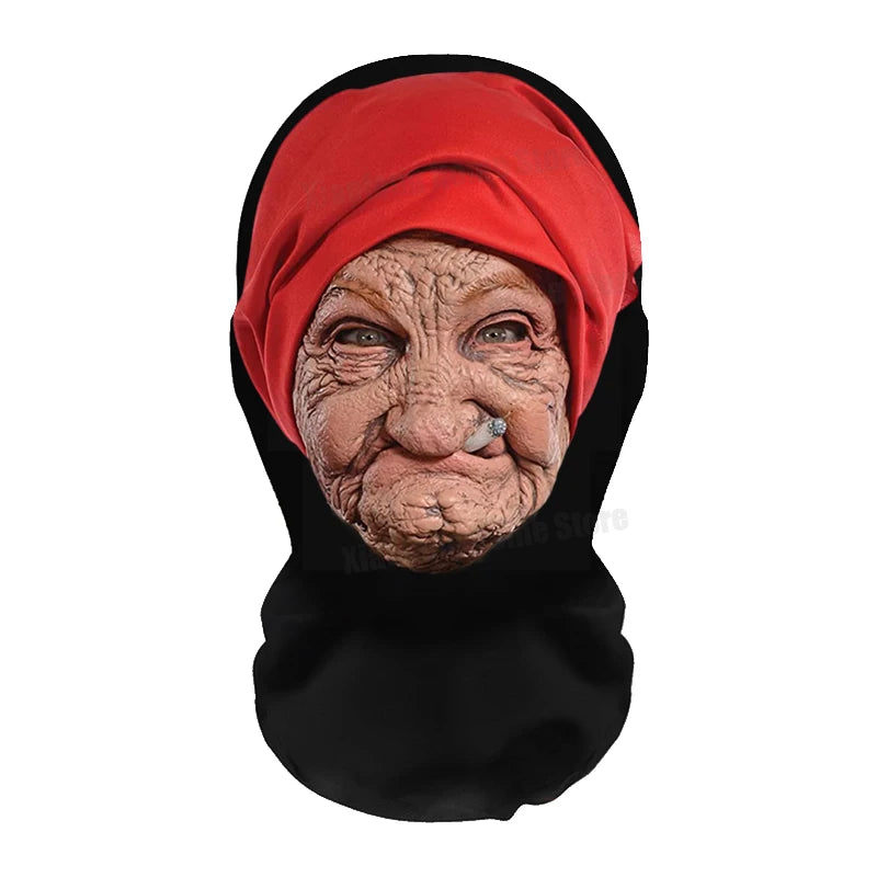 New Realistic 3D Mask Full Face for Women Man Cosplay Accessories Mascaras Halloween Masquerade Mesh Headgear