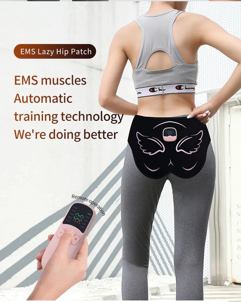 Electric Butt Muscle Stimulator EMS Hips Trainer USB Rechargable Buttocks Lifting Muscle Toner Lose Weight Burning Fat Fitness