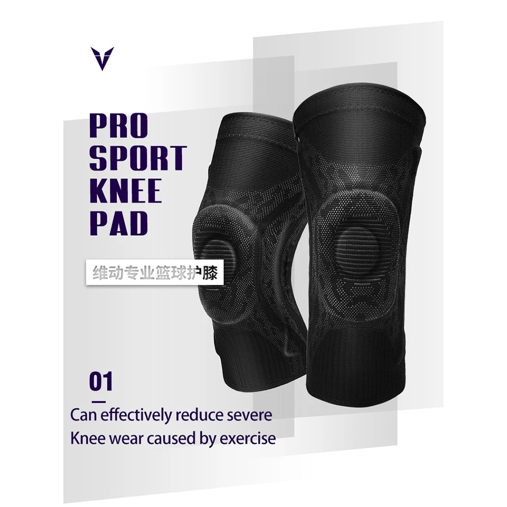 1PC Sports Knee Pads Compression Elastic Knee Support Fitness Gear Basketball Volleyball Rodilleras