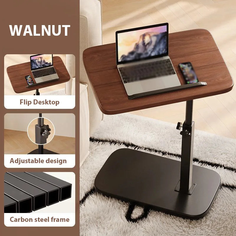 Dormitory Bedside Table Household foldable Mobile Lift Computer Desk Portable livingroom side table Bedroom Lazy Laptop Desk ﻿