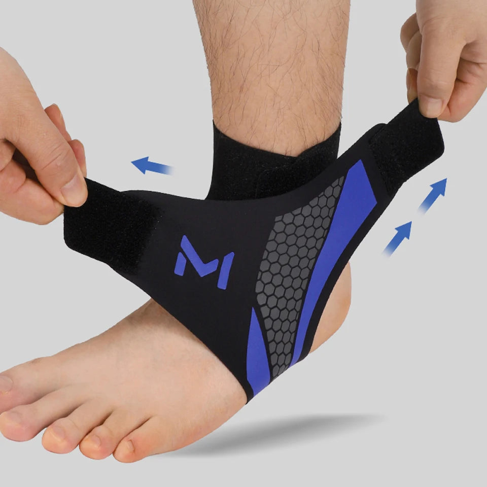 GTUBIKE 1PC Ankle Brace & Elastic Supports for Men and Women,Foot Support Ankle Compression Sleeve,Foot Wrap Ankle Brace Sleeves