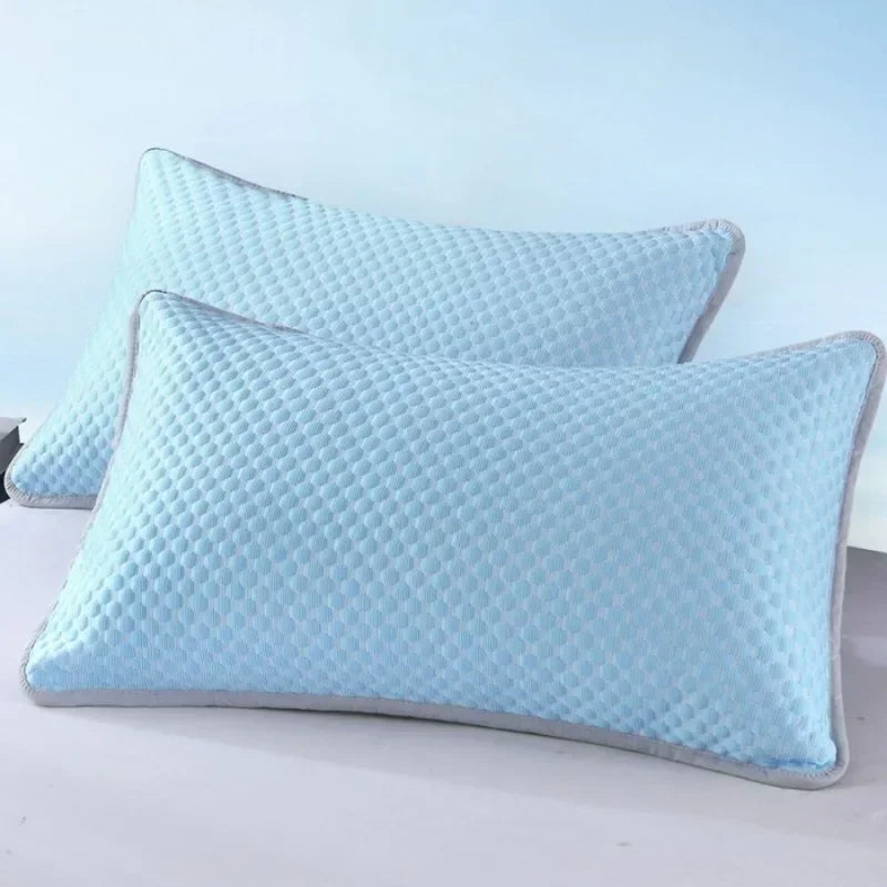 Ice Silk Cooling Pillowcase New 2/1PC Breathable Summer Bedding Washable Pillow Cover 48x74cm Sleepers Air Conditioning Comfort
