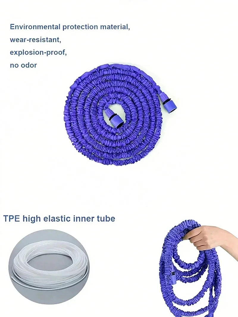Expandable Magic Hose, High-Pressure Car Wash, 7Water Spraying Functions, Water Gun, Home Garden Watering Hose garden hose