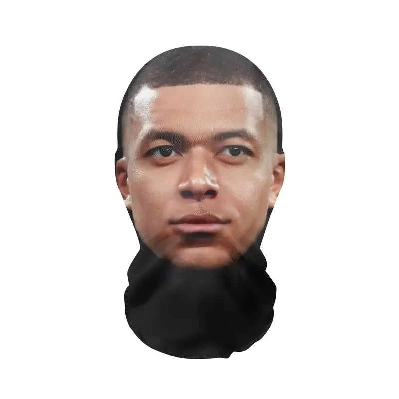3D Printed Celebrity Footballer Face Mask