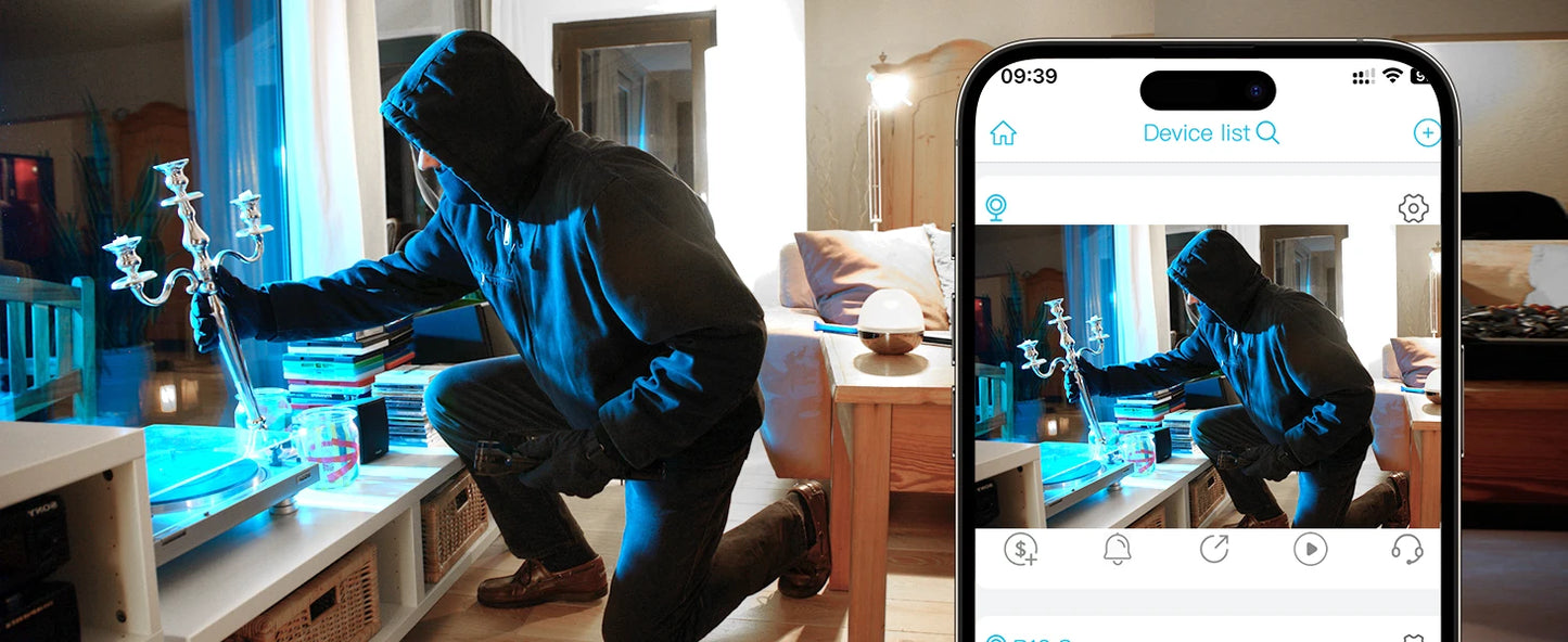 ﻿ Wireless Mini WiFi Security HD Camera Monitoring Detection Security Protection  Night Vision Home Safety Long Battery Life