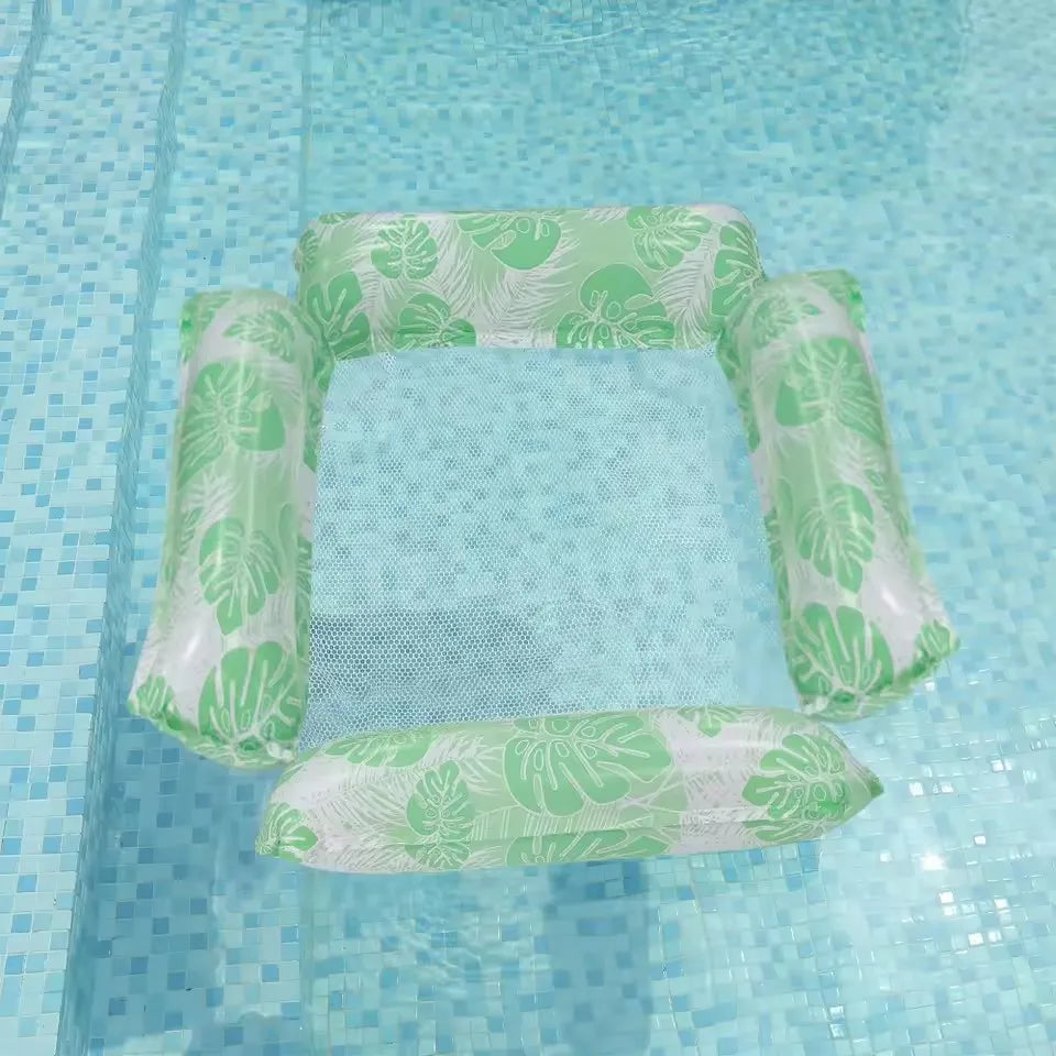 New Water Hammock Recliner Inflatable Floating Swimming Mattress Sea Swim Ring Swimming Pool Party Toy Recliner Swimming
