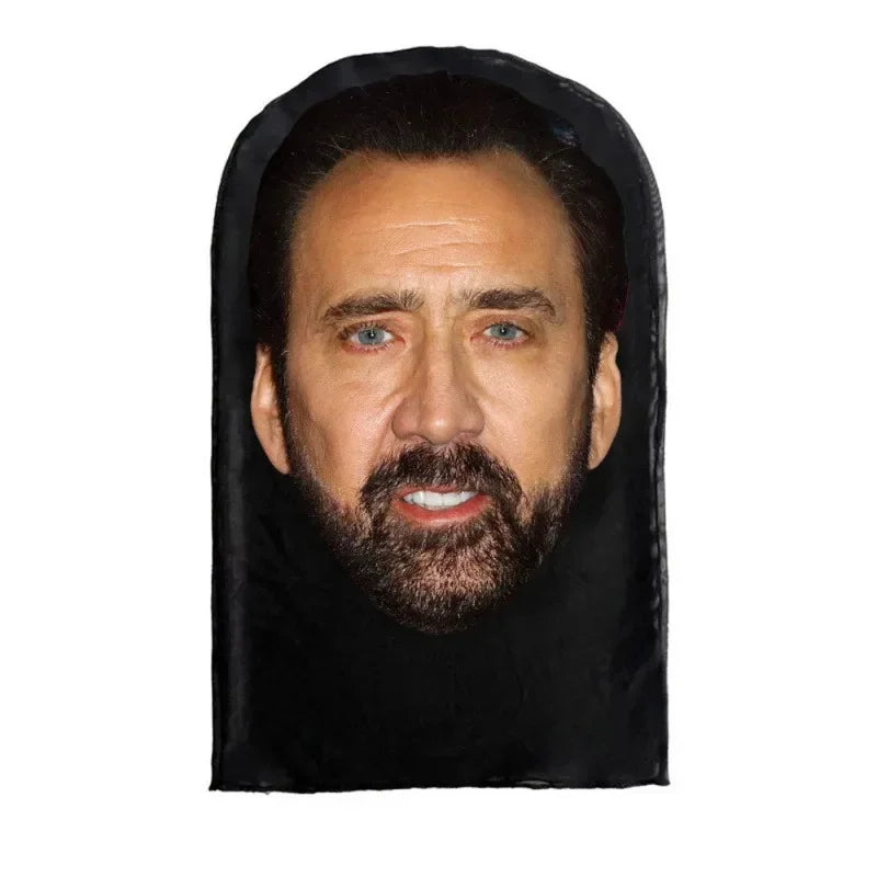 Cosplay 3D Printed Celebrity Stretch Mesh Full Face Mask for Men or Women