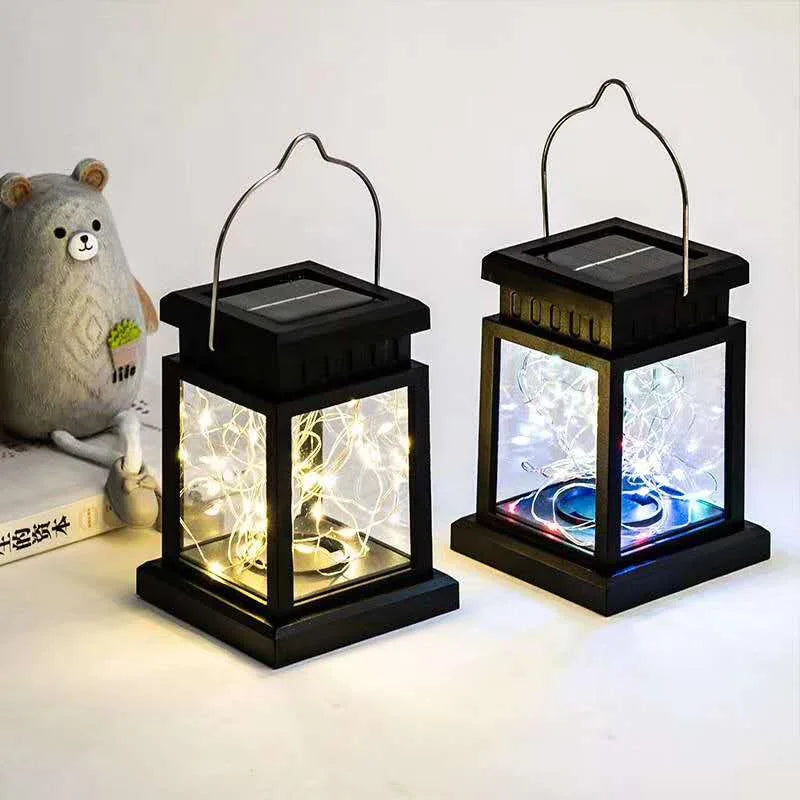 Solar LED Lights Outdoor Focus Floor Lanterns Panels