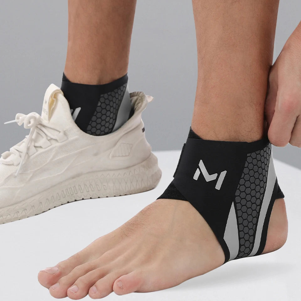 GTUBIKE 1PC Ankle Brace & Elastic Supports for Men and Women,Foot Support Ankle Compression Sleeve,Foot Wrap Ankle Brace Sleeves