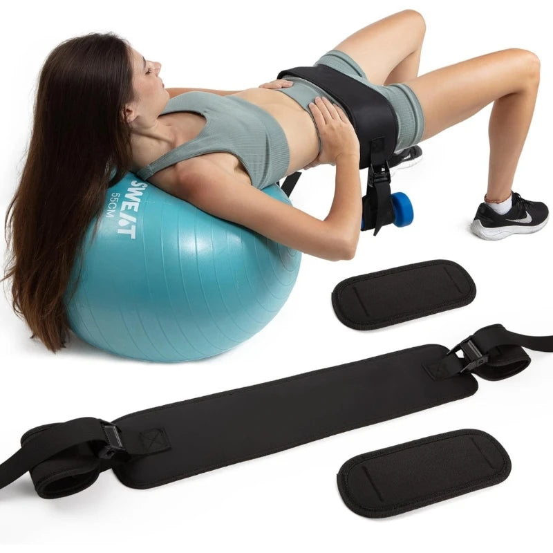 Dumbbell Exercise Belt Hip Thrust Weight-Bearing For Effective Glute Bridge Barbell Workout Waist Fitness Weight Training
