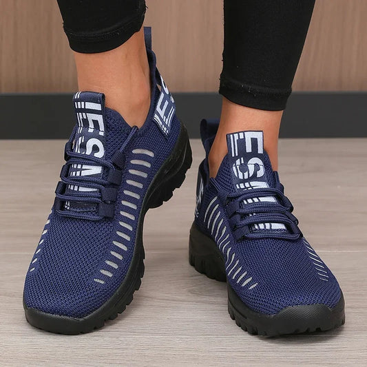 Fashion Mesh Running Shoes for Men or Women - Breathable Lightweight Cushioned Sole