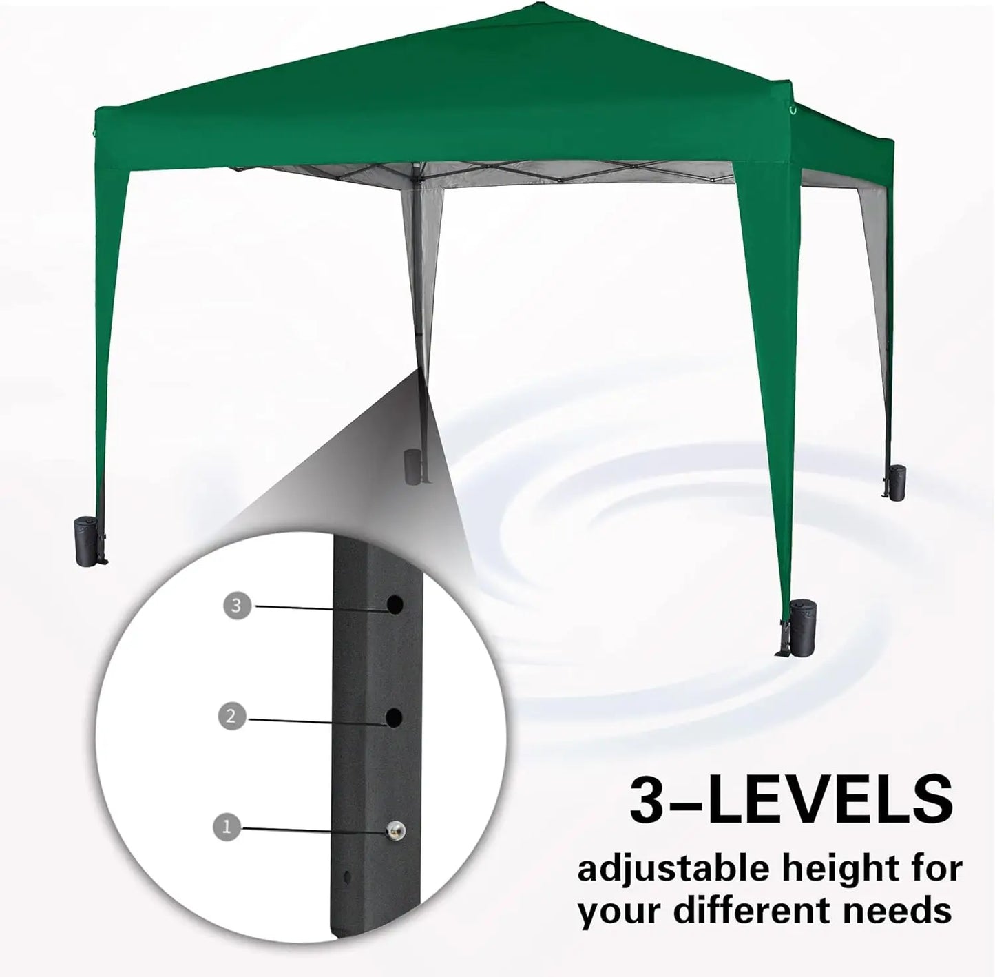 Mcc direct 3x3m Pop-up Gazebo Waterproof Outdoor Garden Marquee Canopy NS