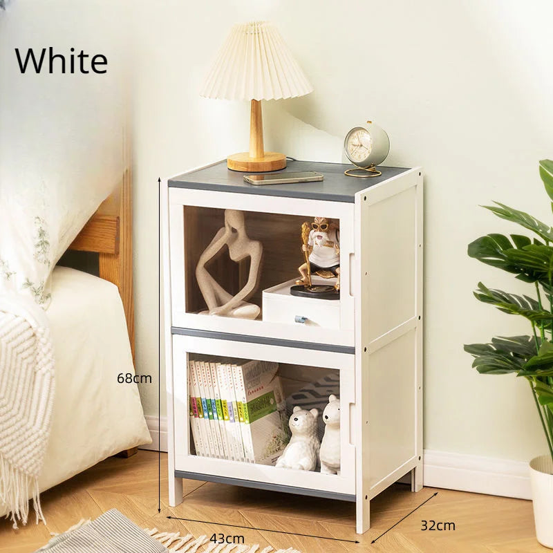 Bedside Table Modern - Solid Wood